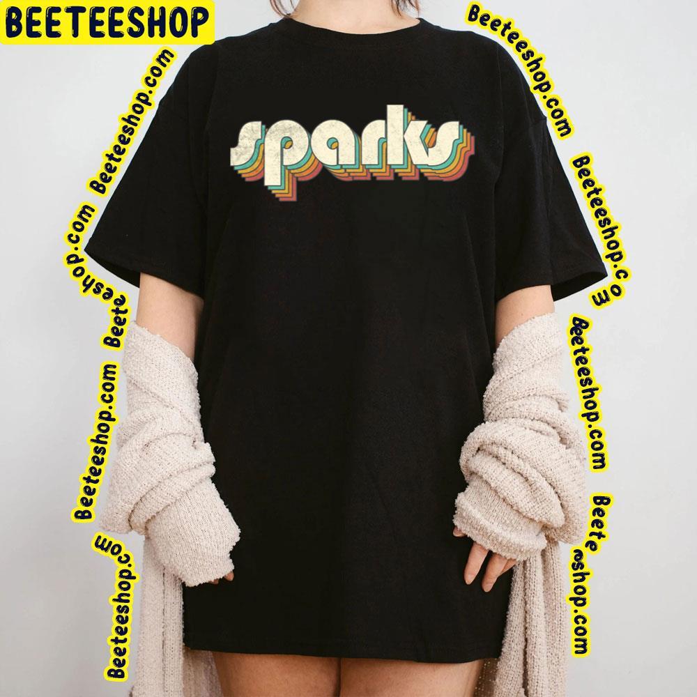 Rainbow Letters Distressed Sparks Beeteeshop Trending Unisex T-Shirt