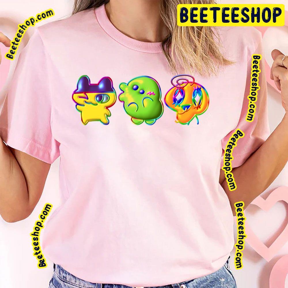 Rainbow Tama Friends Tamagotchi Beeteeshop Trending Unisex T-Shirt