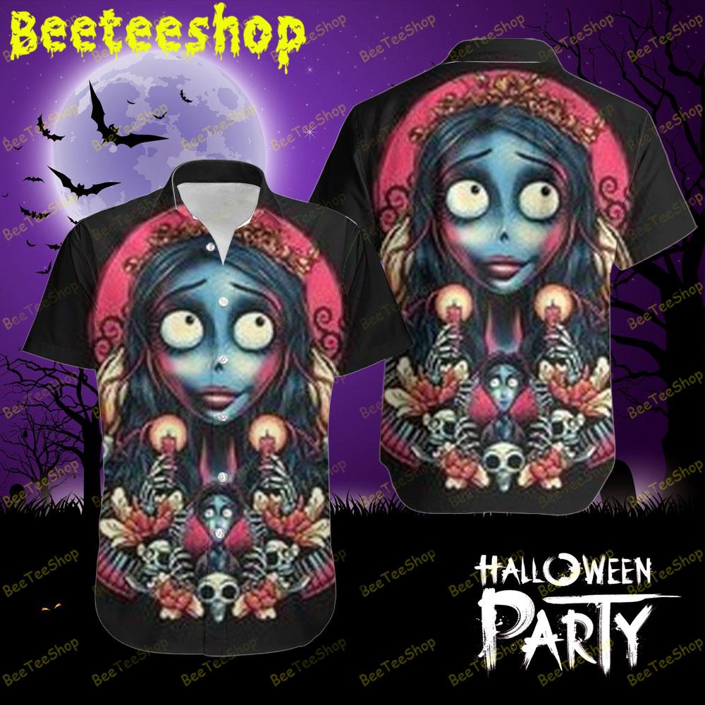 Red Art Corpse Bride Halloween Beeteeshop Hawaii Shirt