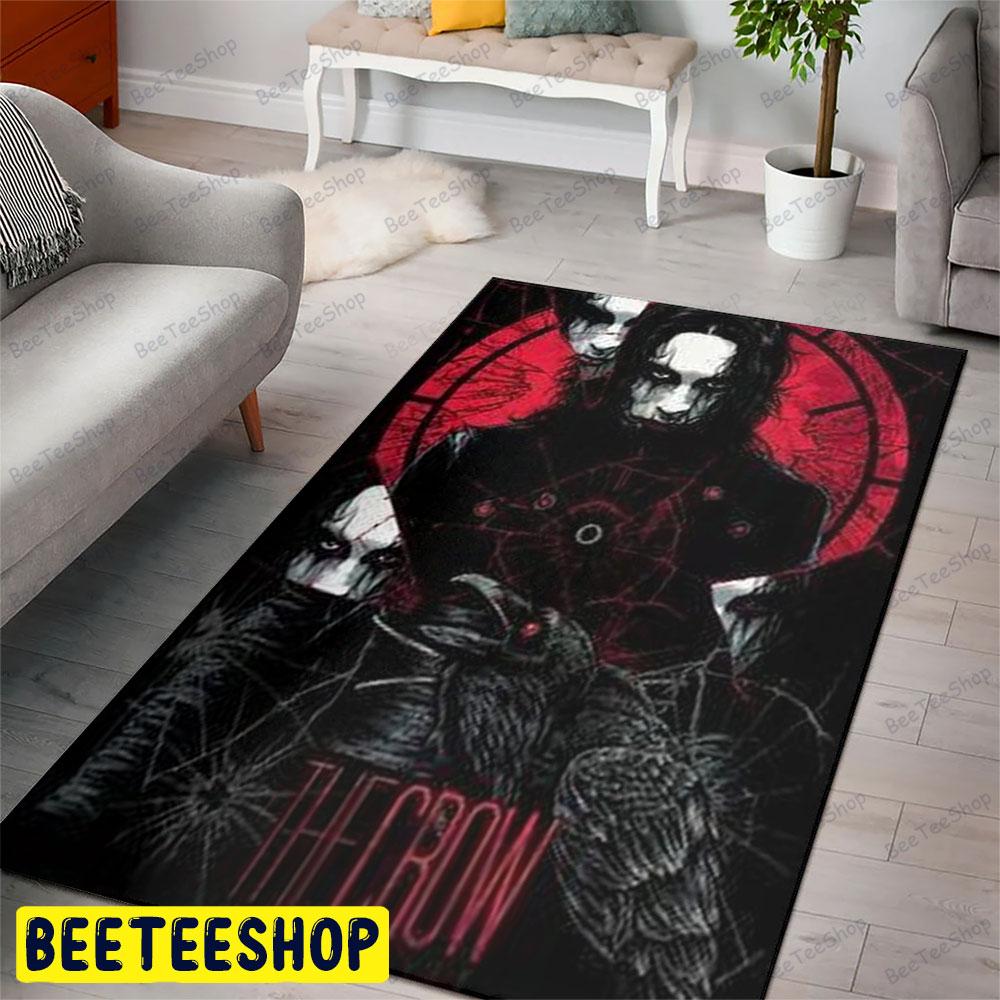 Red Circle Top Dollar The Crow Halloween Beeteeshop Rug Rectangle