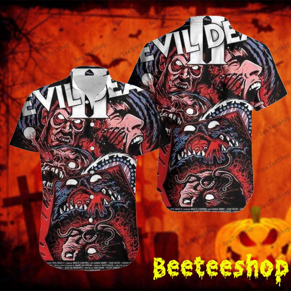 Red Horror Movie Evil Dead Ii Halloween Beeteeshop Hawaii Shirt