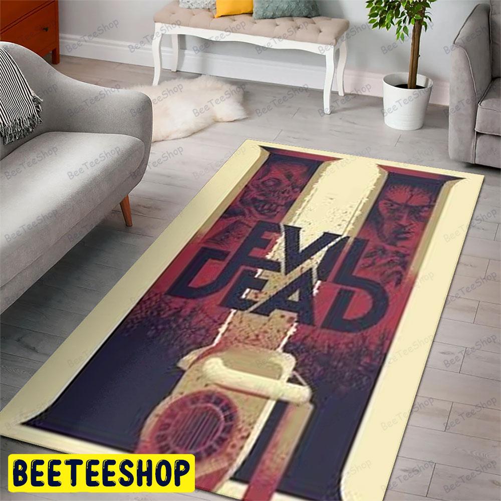 Red Logo Ash Williams Evil Dead Ii Halloween Beeteeshop Rug Rectangle