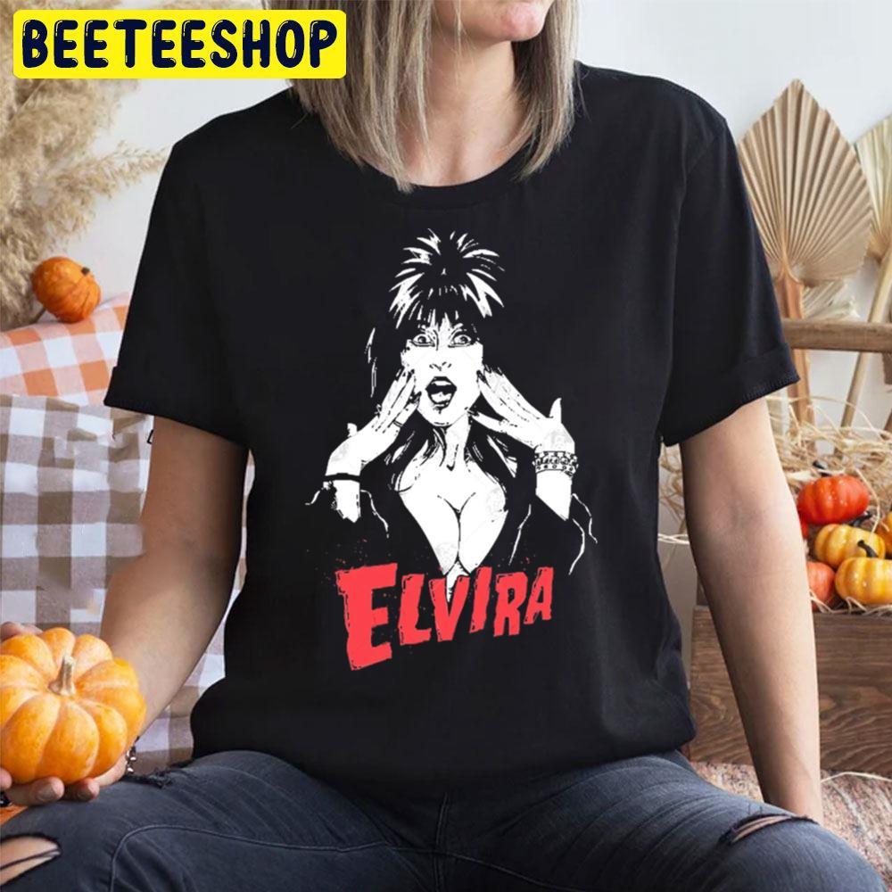 Red Logo Elvira Mistress Of The Dark Happy Halloween Beeteeshop Trending Unisex T-Shirt