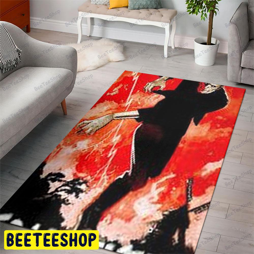 Red Movie Monster Frankenstein Halloween Beeteeshop Rug Rectangle