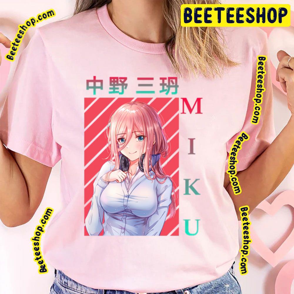 Red Style Miku Nakano The Quintessential Quintuplets Beeteeshop Trending Unisex T-Shirt