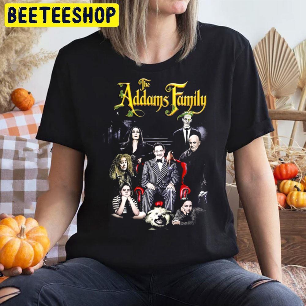 Retro Art The Addams Family Happy Halloween Beeteeshop Trending Unisex T-Shirt