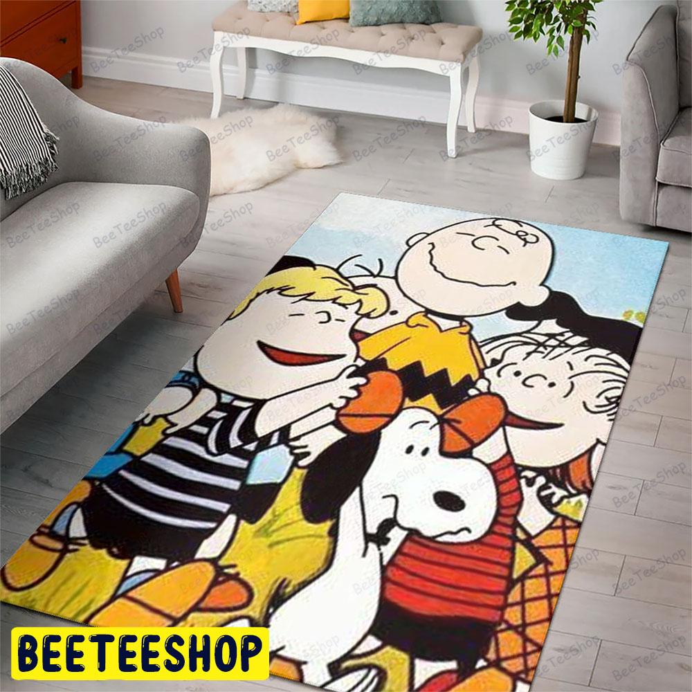 Retro Color It’s The Great Pumpkin Charlie Brown Movie Halloween Beeteeshop Rug Rectangle