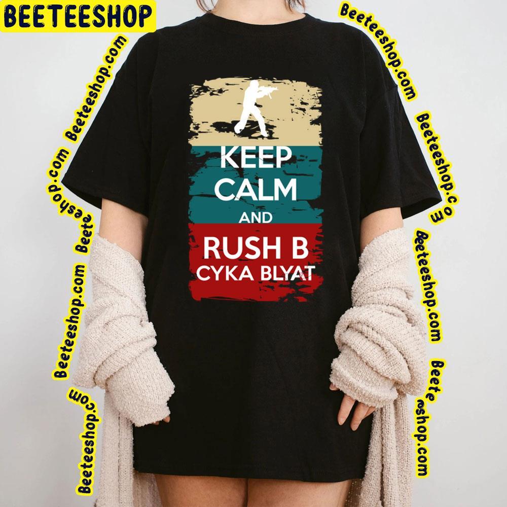 Retro Color Keep Cam And Rush B Counter Strike Beeteeshop Trending Unisex T-Shirt