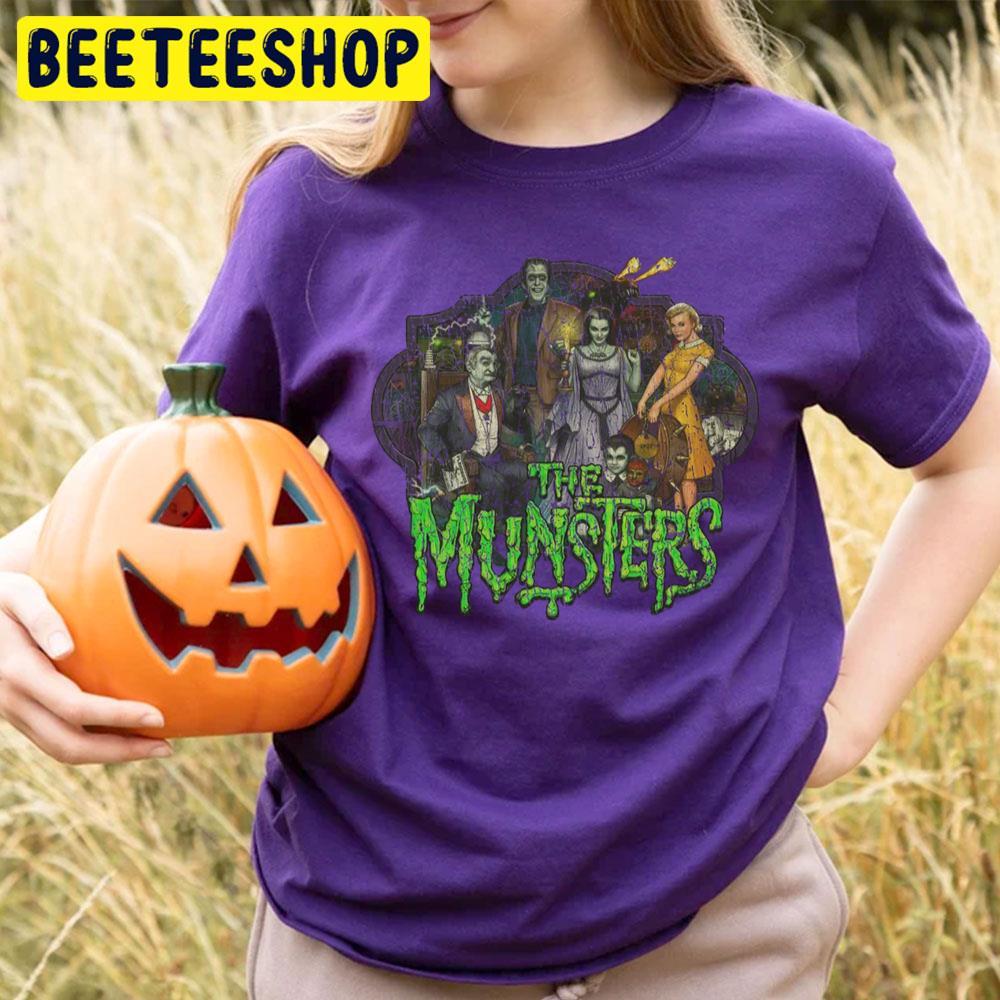 Retro Family The Munster Happy Halloween Beeteeshop Trending Unisex T-Shirt