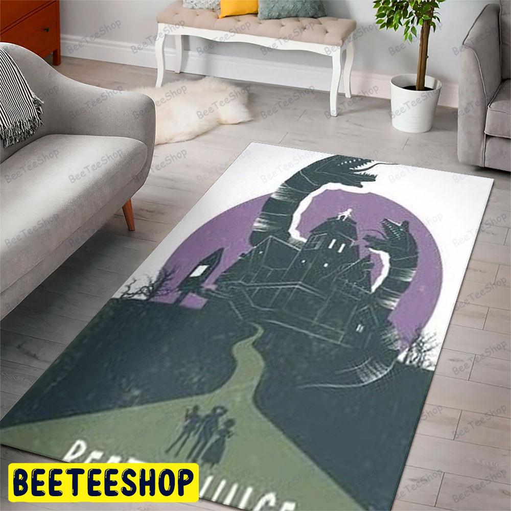 Retro Let’s Live Beetlejuice Halloween Beeteeshop Rug Rectangle