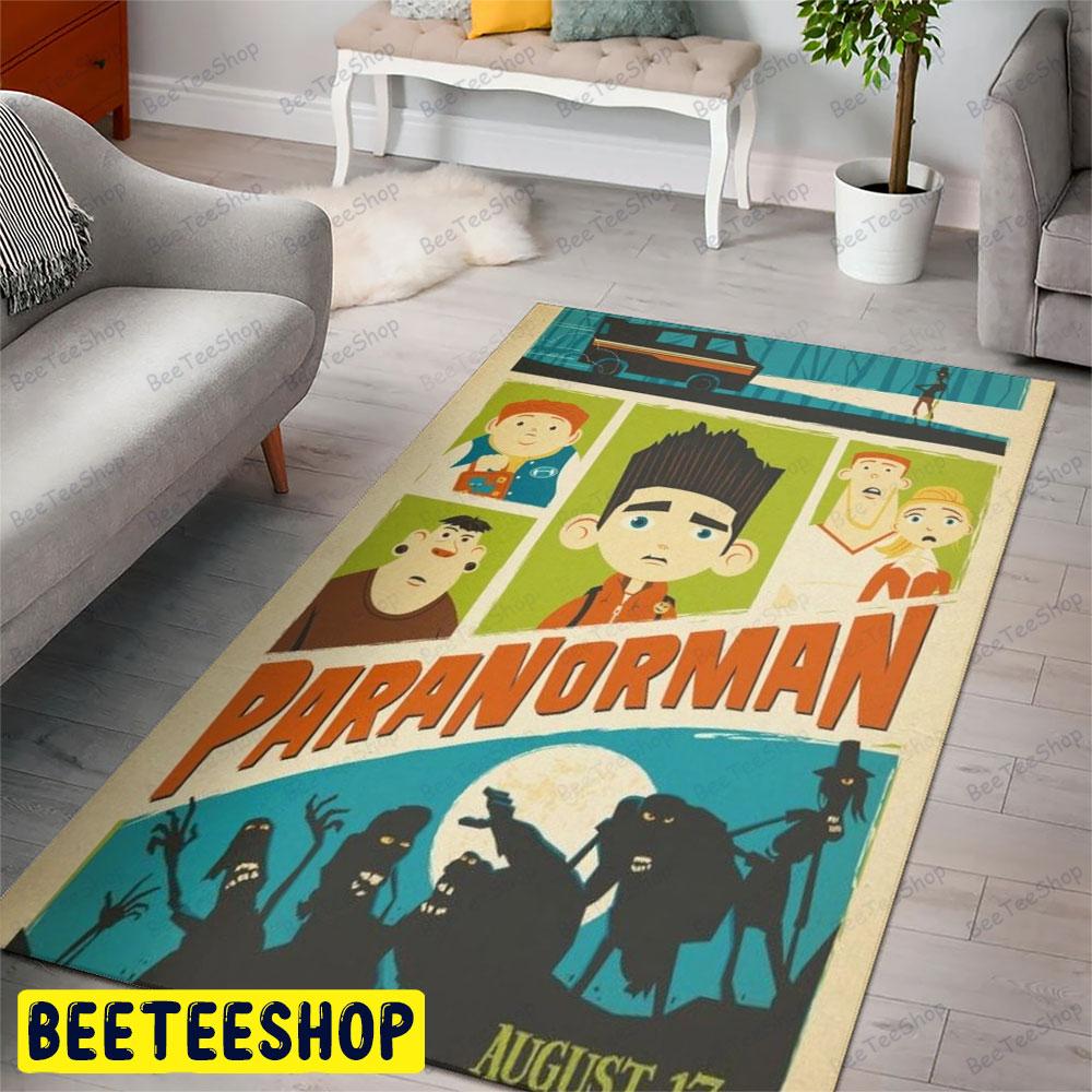 Retro Movie Paranorman Halloween Beeteeshop Rug Rectangle