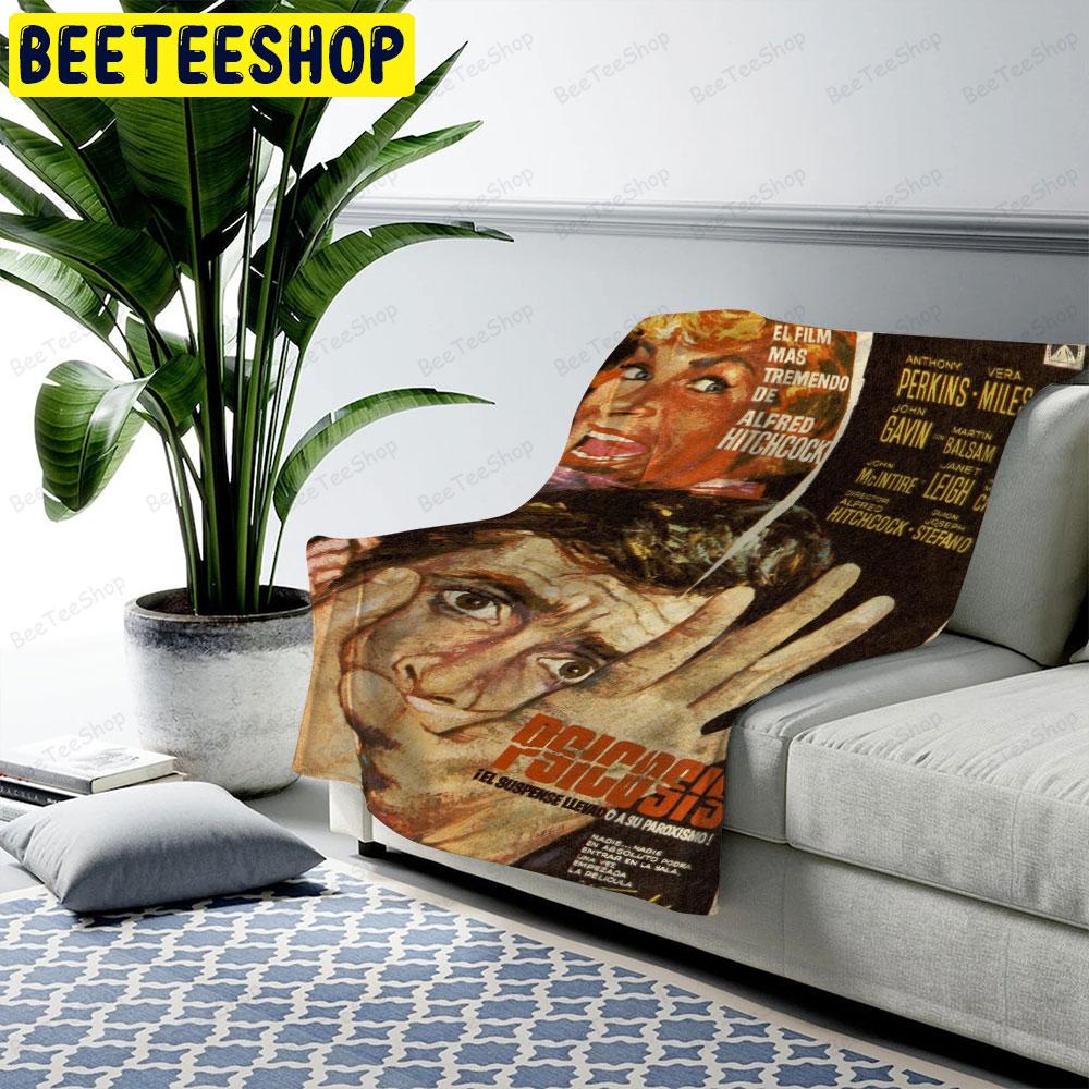 Retro Movie Psycho Halloween Beeteeshop US Cozy Blanket