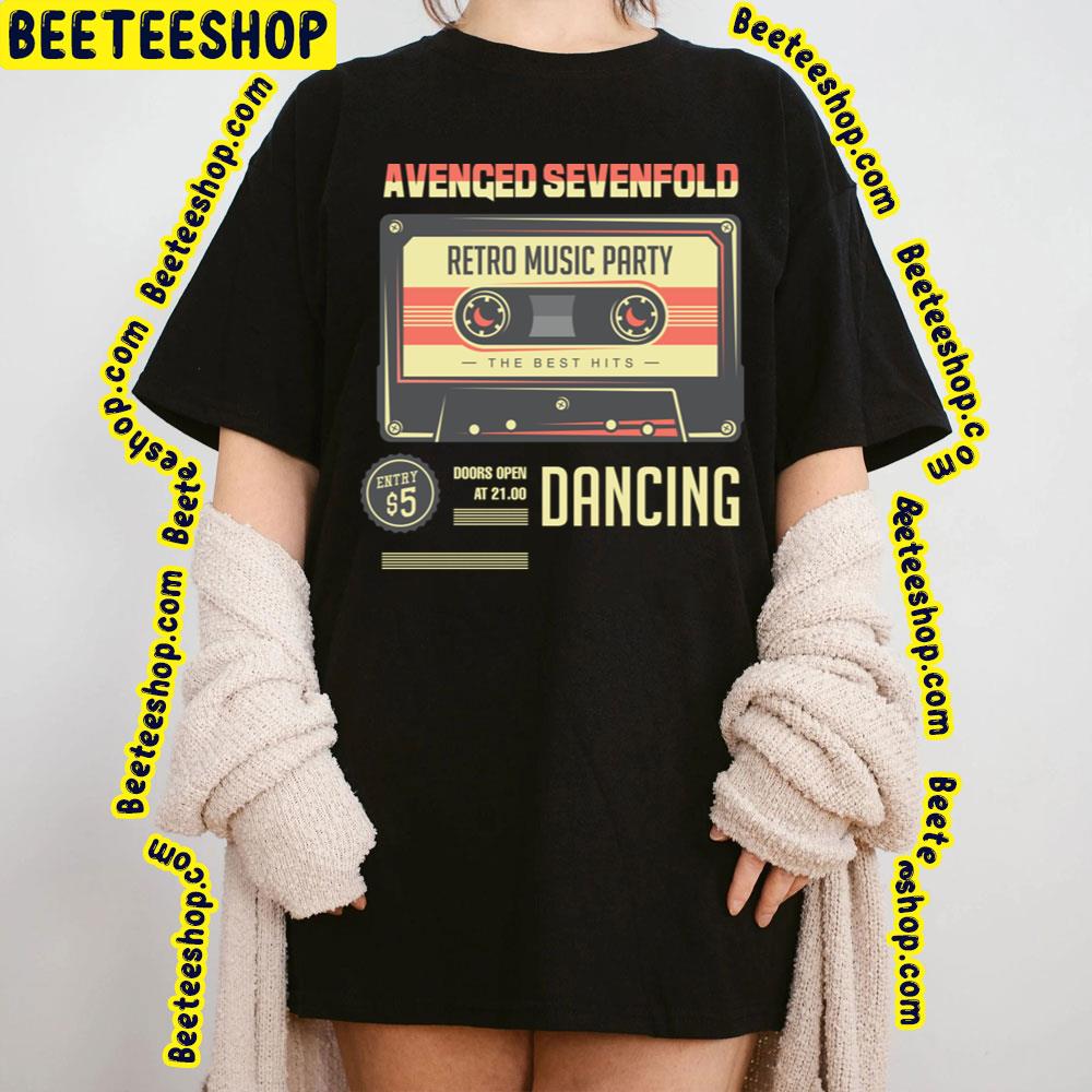 Retro Music Party Dancing Avenged Sevenfold Trending Unisex T-Shirt