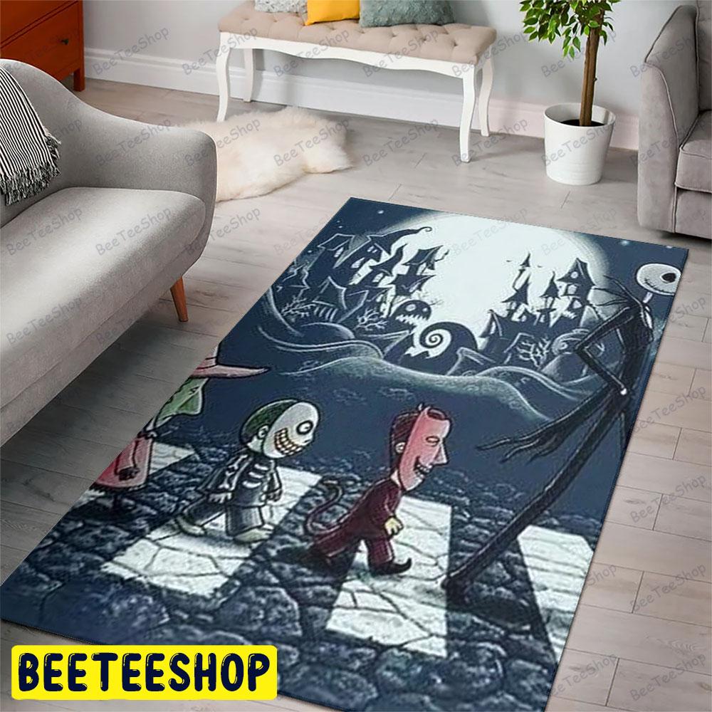 Retro Road The Nightmare Before Christmas Halloween Beeteeshop Rug Rectangle