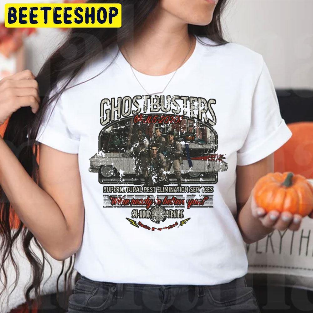 Retro Team Ghostbusters Happy Halloween Beeteeshop Trending Unisex T-Shirt