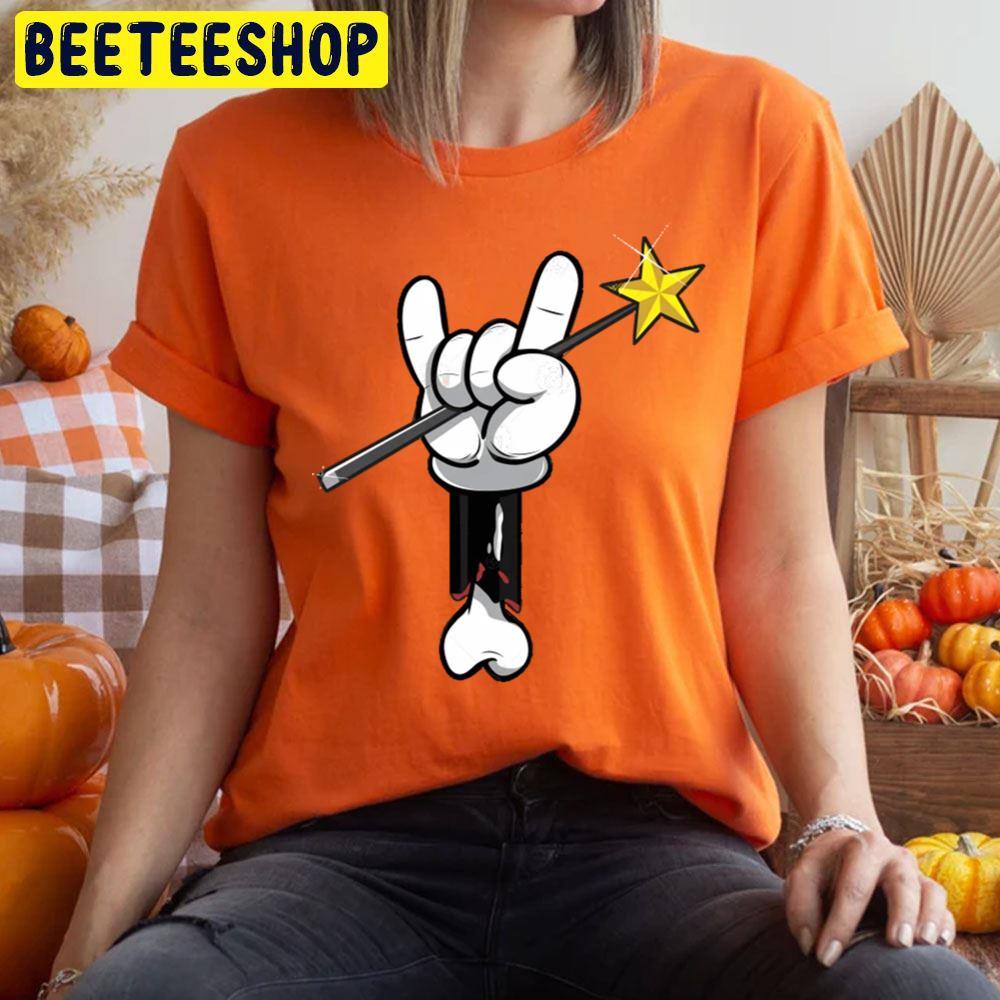 Rocks Mickey Hand Metal Halloween Beeteeshop Trending Unisex T-Shirt