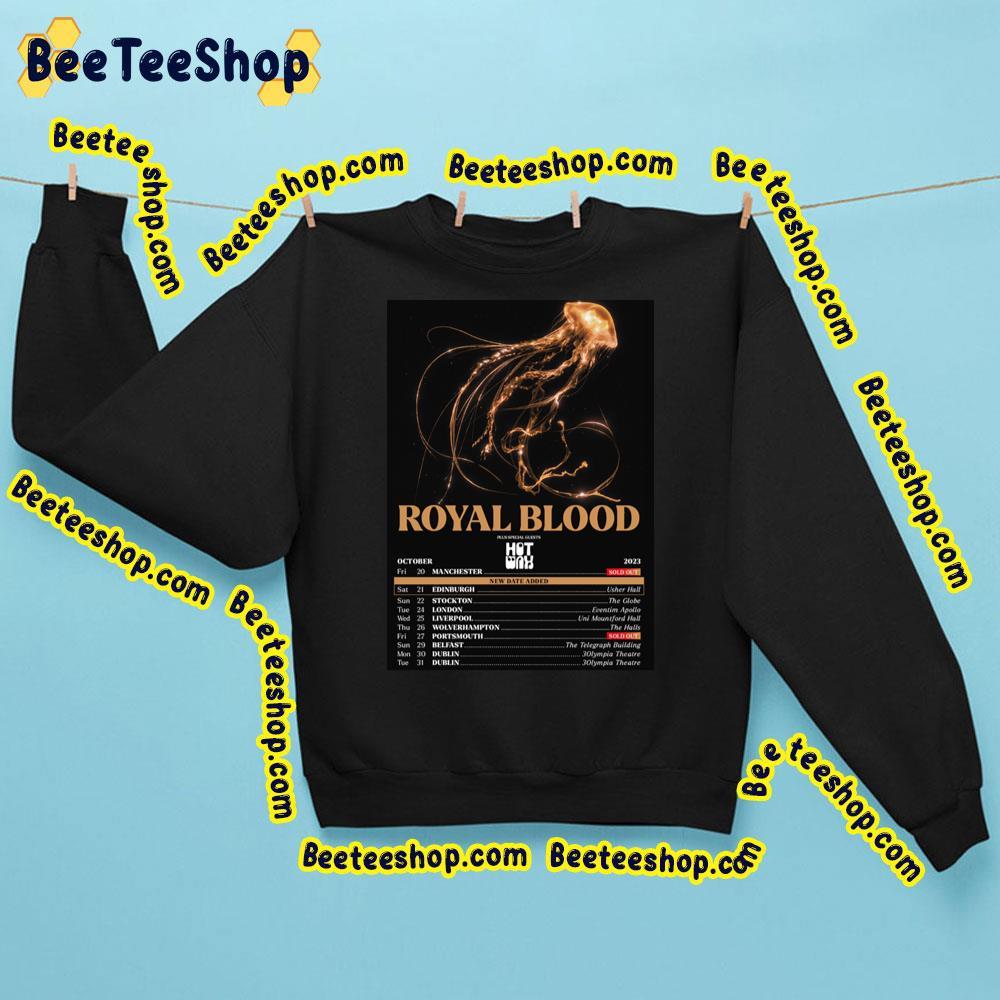 Royal Blood October 2023 Beeteeshop Trending Unisex Sweatshirt