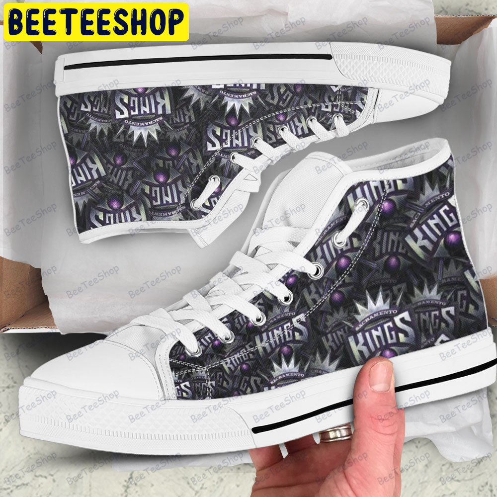 Sacramento Kings 24 American Sports Teams Adults High Top Canvas Shoes