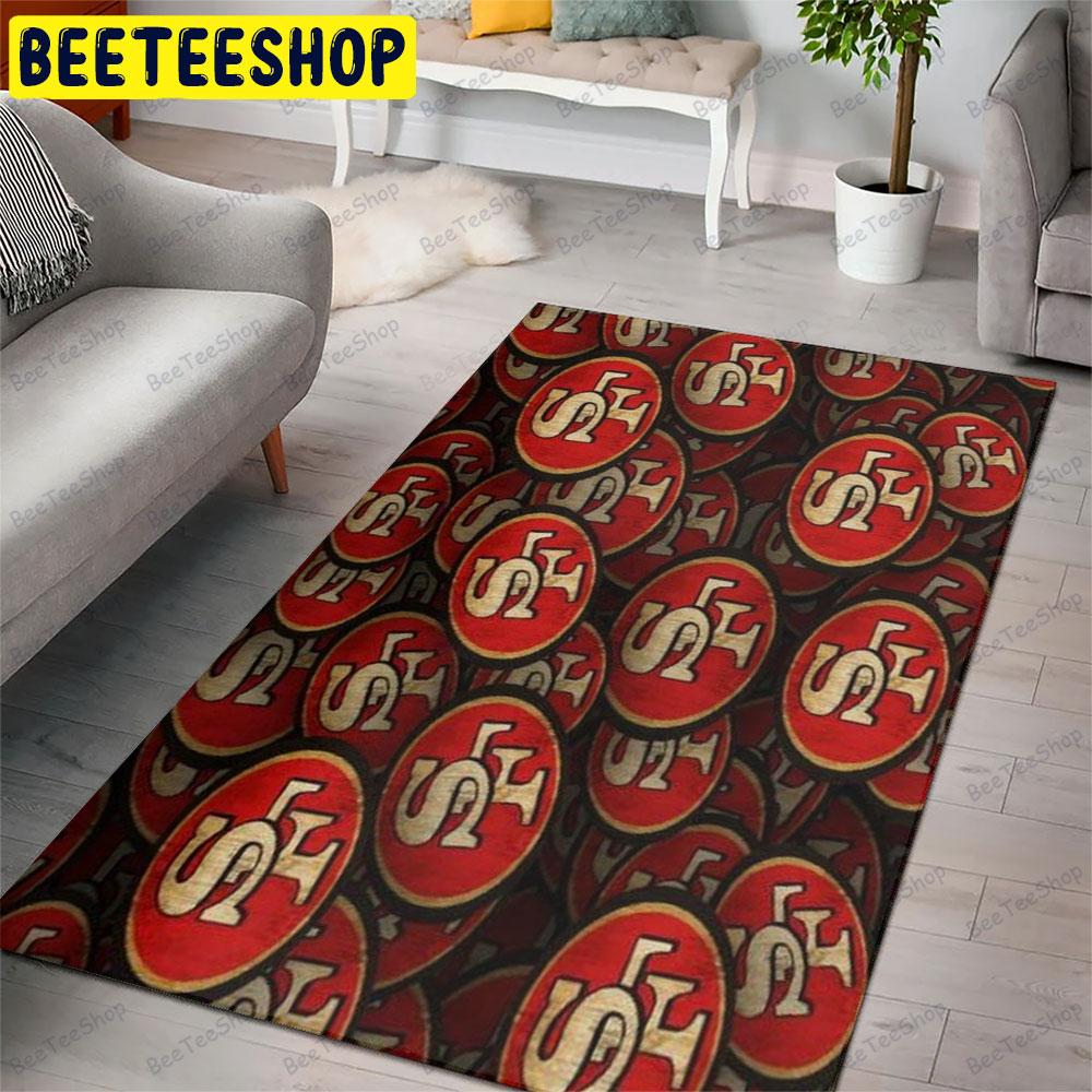 San Francisco 49ers 25 American Sports Teams Beeteeshop Rug Rectangle