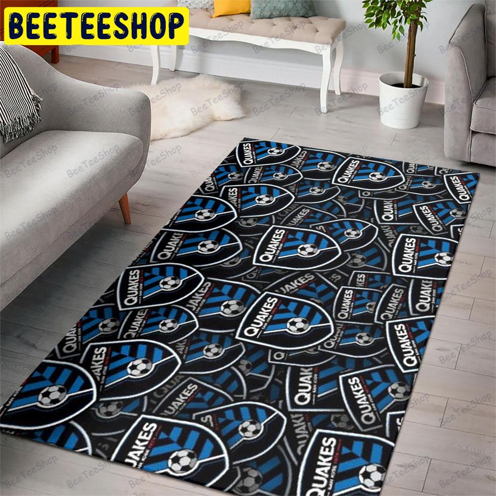 San Jose Earthquakes 22 American Sports Teams Beeteeshop Rug Rectangle