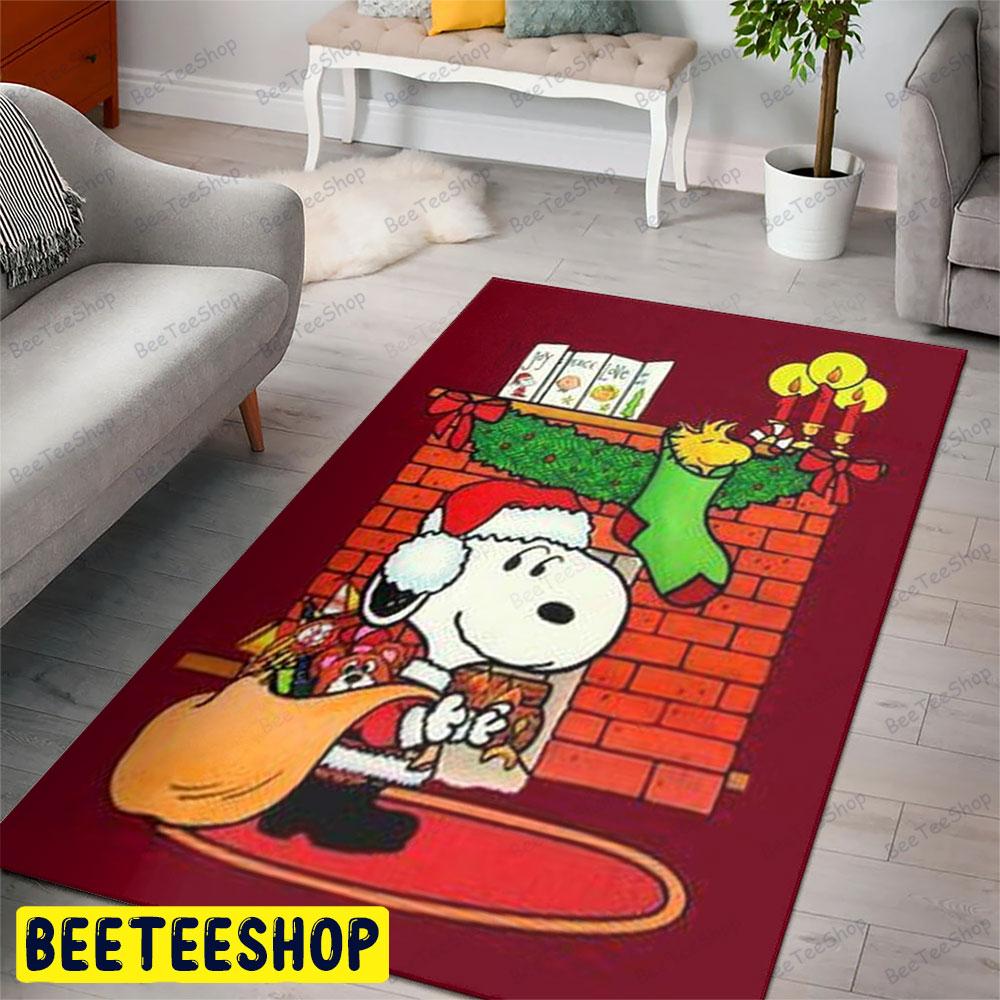 Santa Snoopy It’s The Great Pumpkin Charlie Brown Halloween Beeteeshop Rug Rectangle