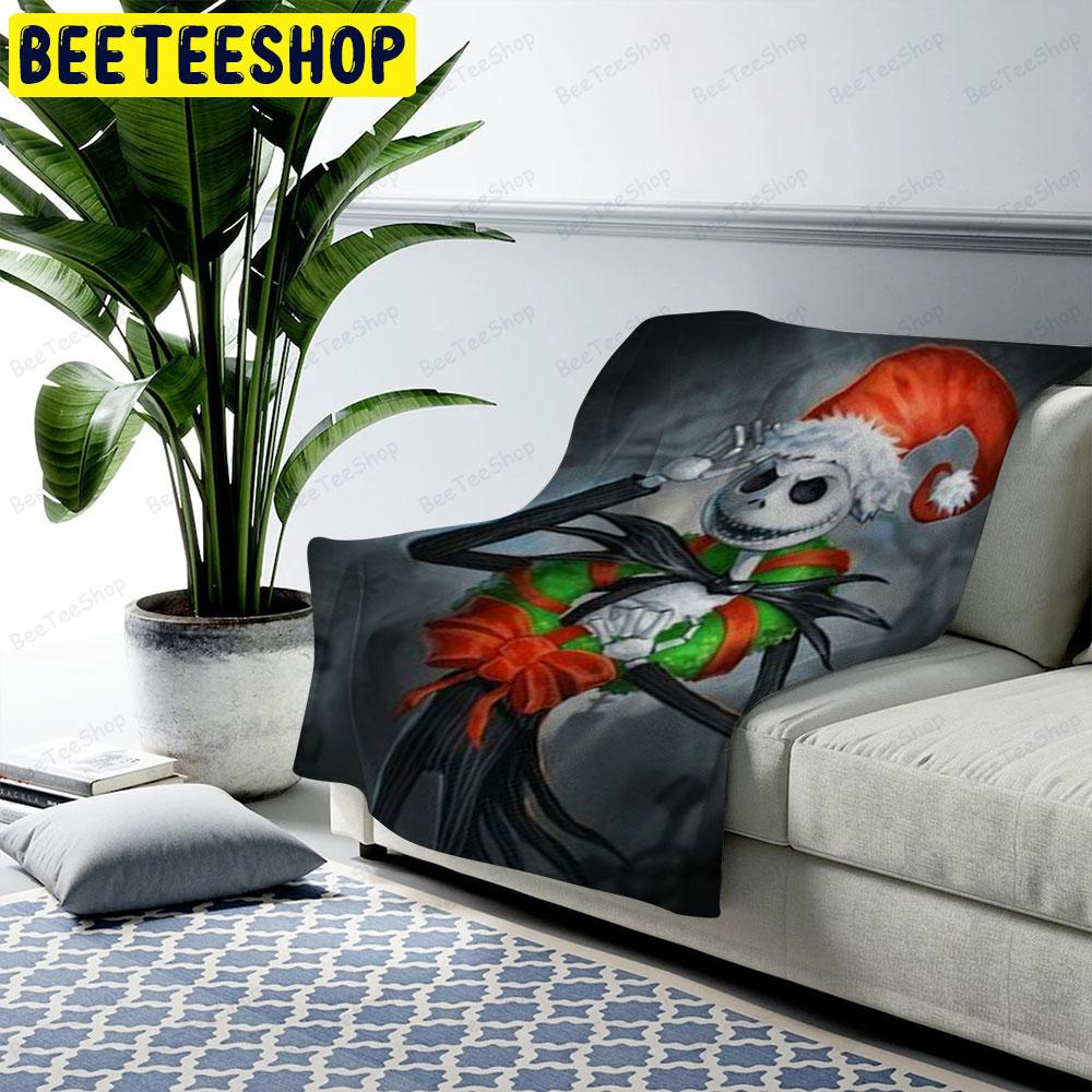 Santa The Nightmare Before Christmas Halloween Beeteeshop US Cozy Blanket