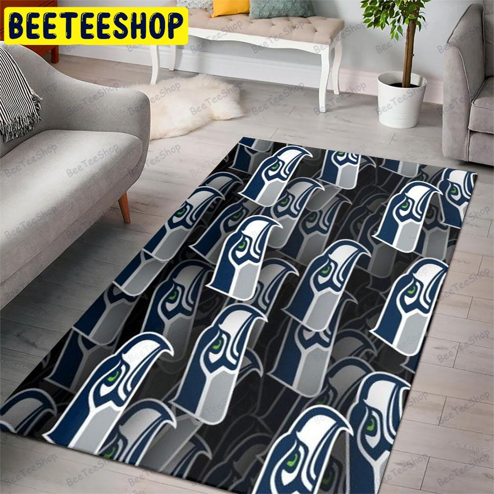 Seattle Seahawks 24 American Sports Teams Beeteeshop Rug Rectangle