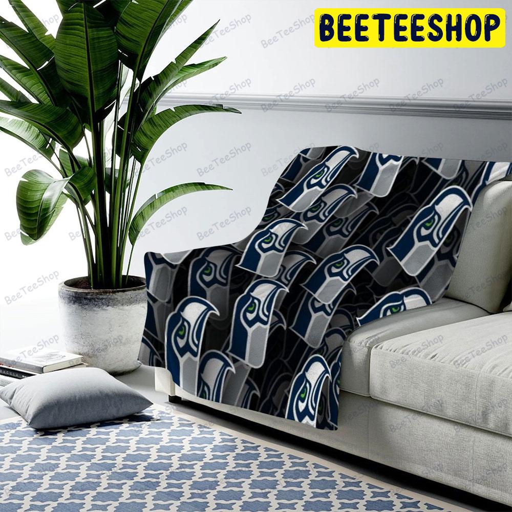 Seattle Seahawks 24 American Sports Teams Beeteeshop US Cozy Blanket