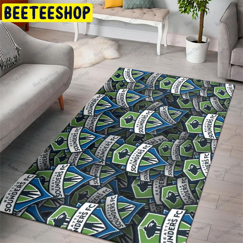 Seattle Sounders Fc 22 American Sports Teams Beeteeshop Rug Rectangle