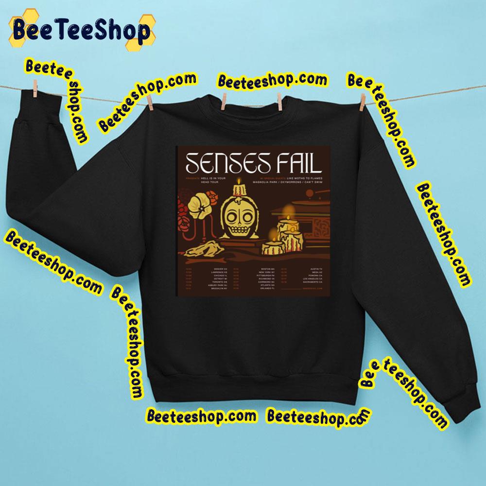 Senses Fail Hell In Your Head Us 2023 Tour Trending Unisex T-Shirt