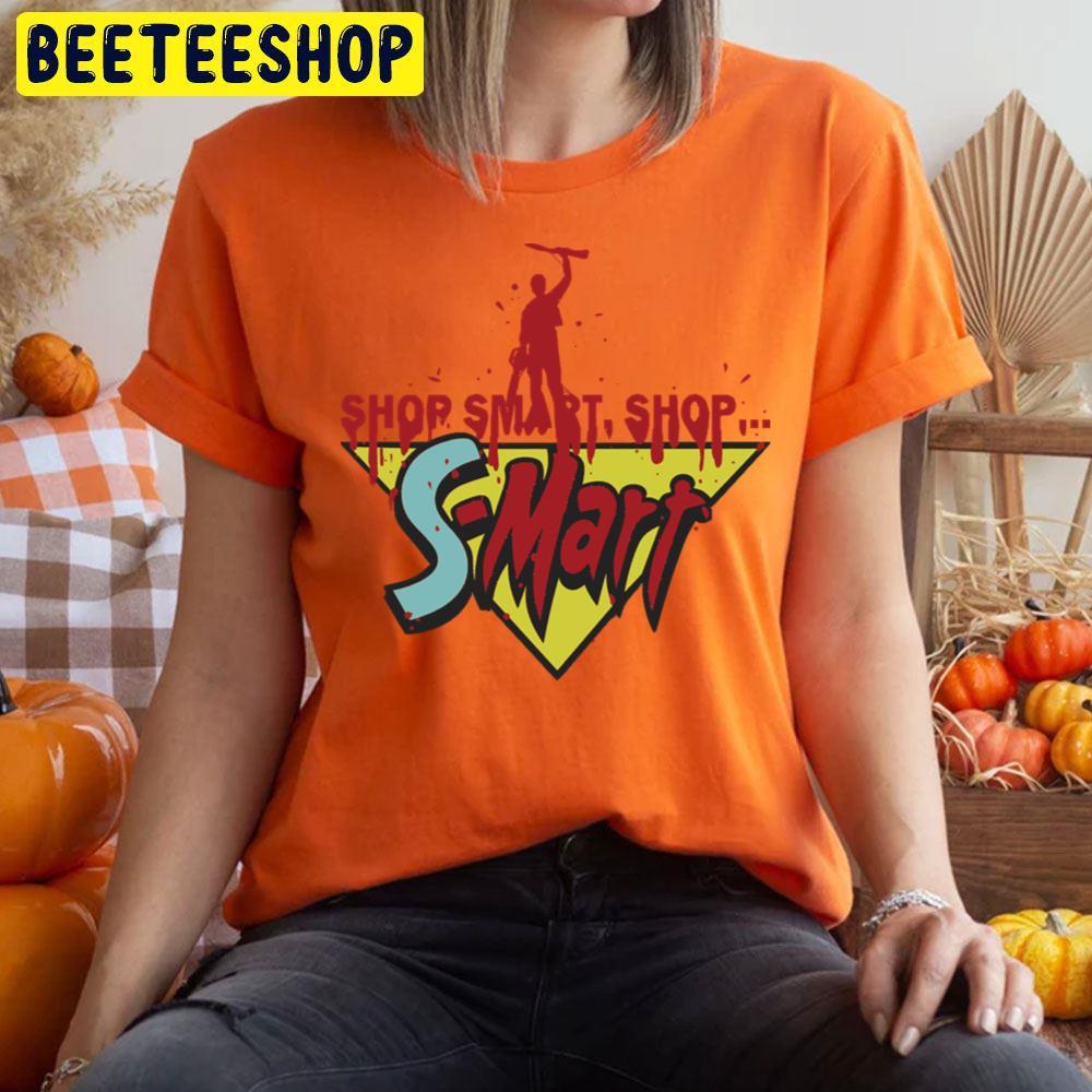 Shop Smart Ash Vs Evil Dead Happy Halloween Beeteeshop Trending Unisex T-Shirt