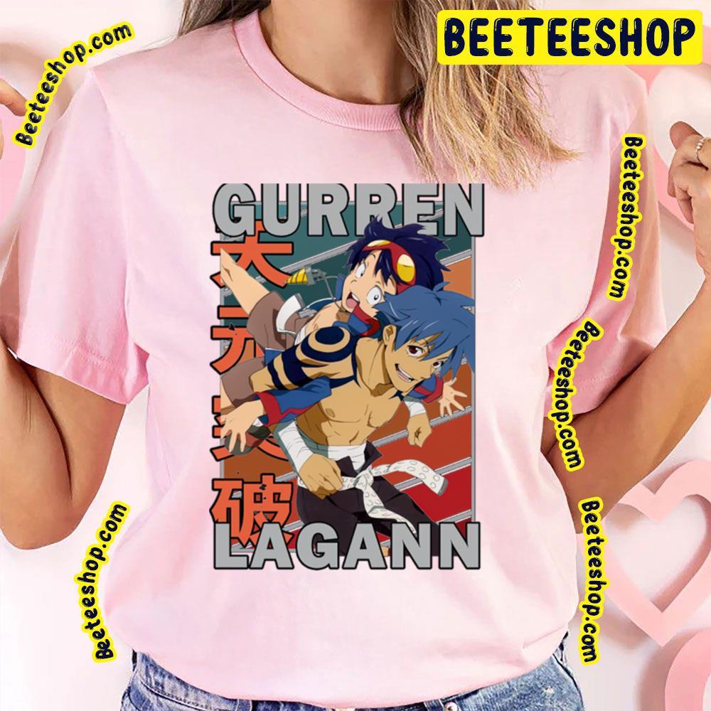 Simon And Kamina Tengen Toppa Gurren Lagann Vintage Beeteeshop Trending Unisex T-Shirt