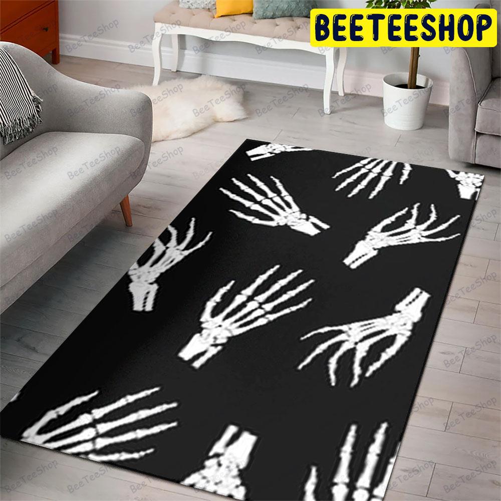 Skeletons Halloween Pattern 155 Beeteeshop Rug Rectangle