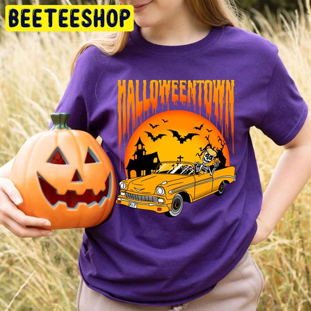 Skull Car Halloweentown Beeteeshop Trending Unisex T-Shirt