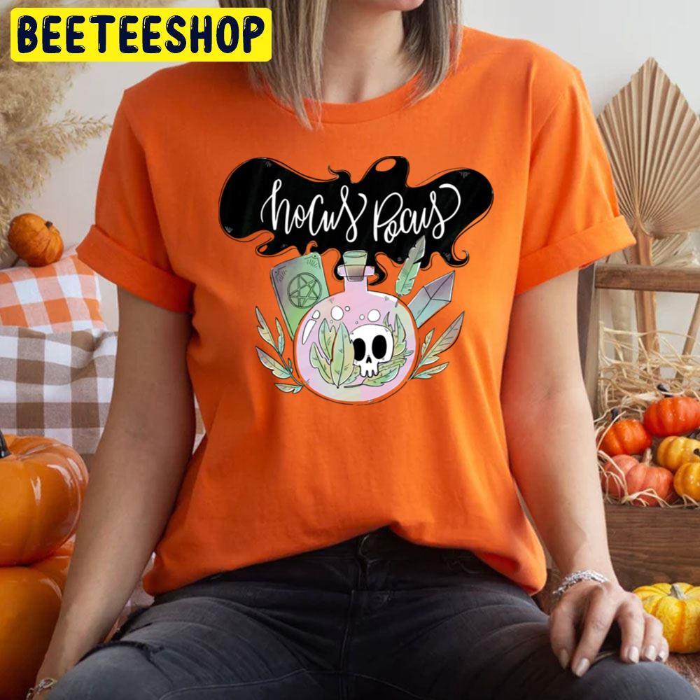 Skull Hocus Pocus Happy Halloween Beeteeshop Trending Unisex T-Shirt