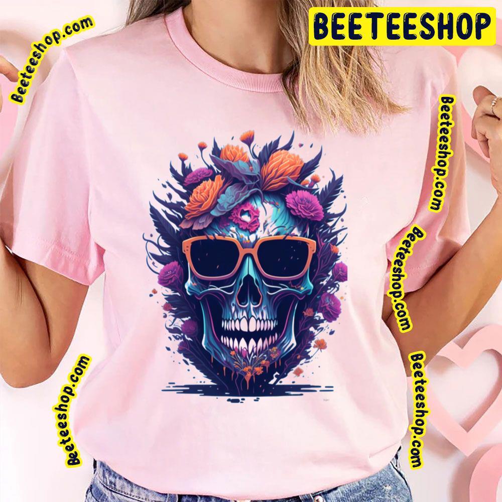 Skull Roses Beeteeshop Trending Unisex T-Shirt