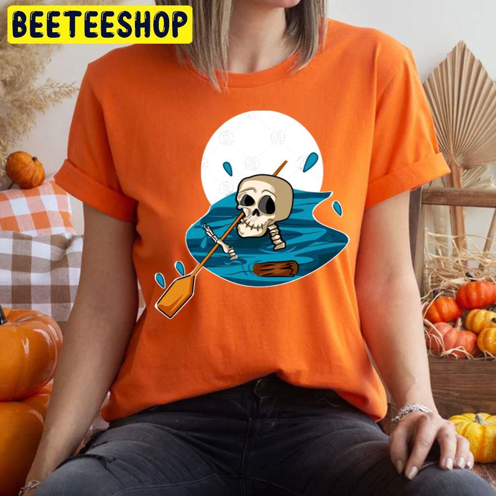 Skull Ship Halloween Beeteeshop Trending Unisex T-Shirt