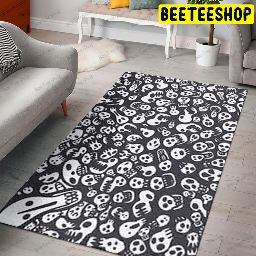 Skulls Boos Halloween Pattern 120 Beeteeshop Rug Rectangle