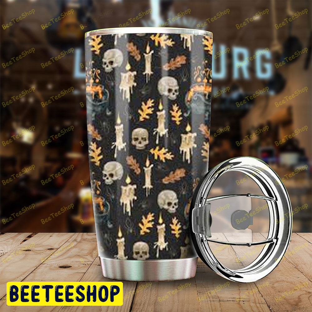 Skulls Halloween Pattern 099 Tumbler