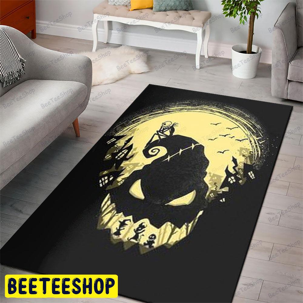 Smile Moon The Nightmare Before Christmas Halloween Beeteeshop Rug Rectangle