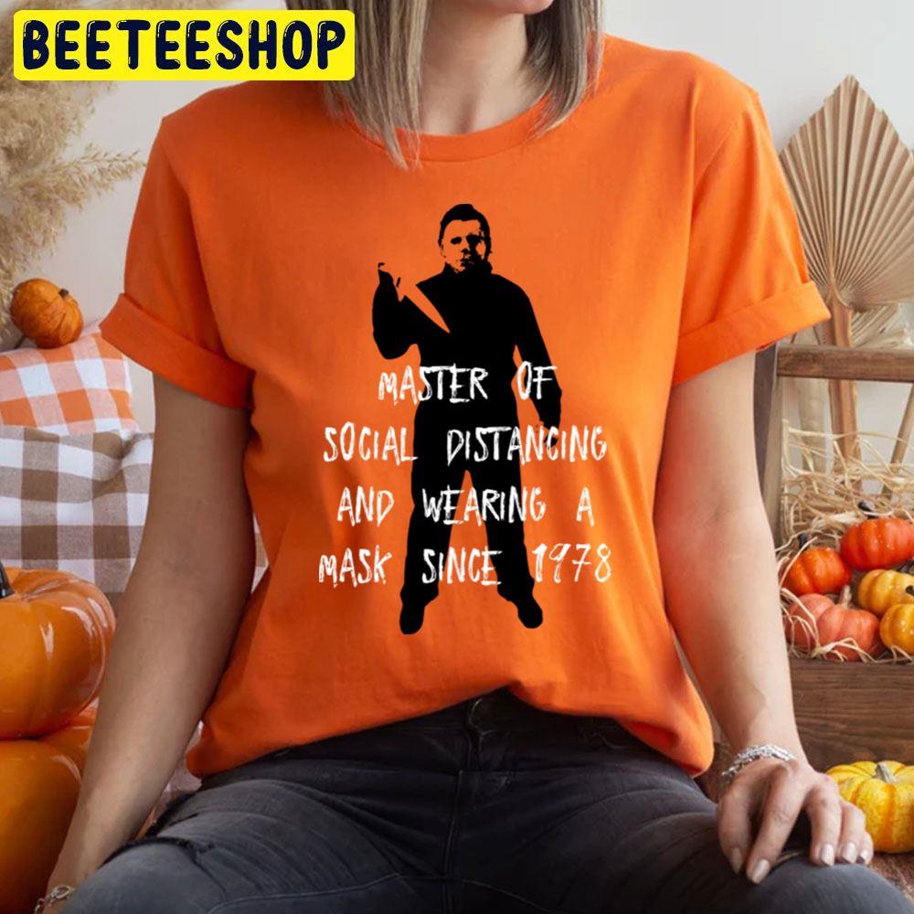 Social Distancing Master Halloween Beeteeshop Trending Unisex T-Shirt