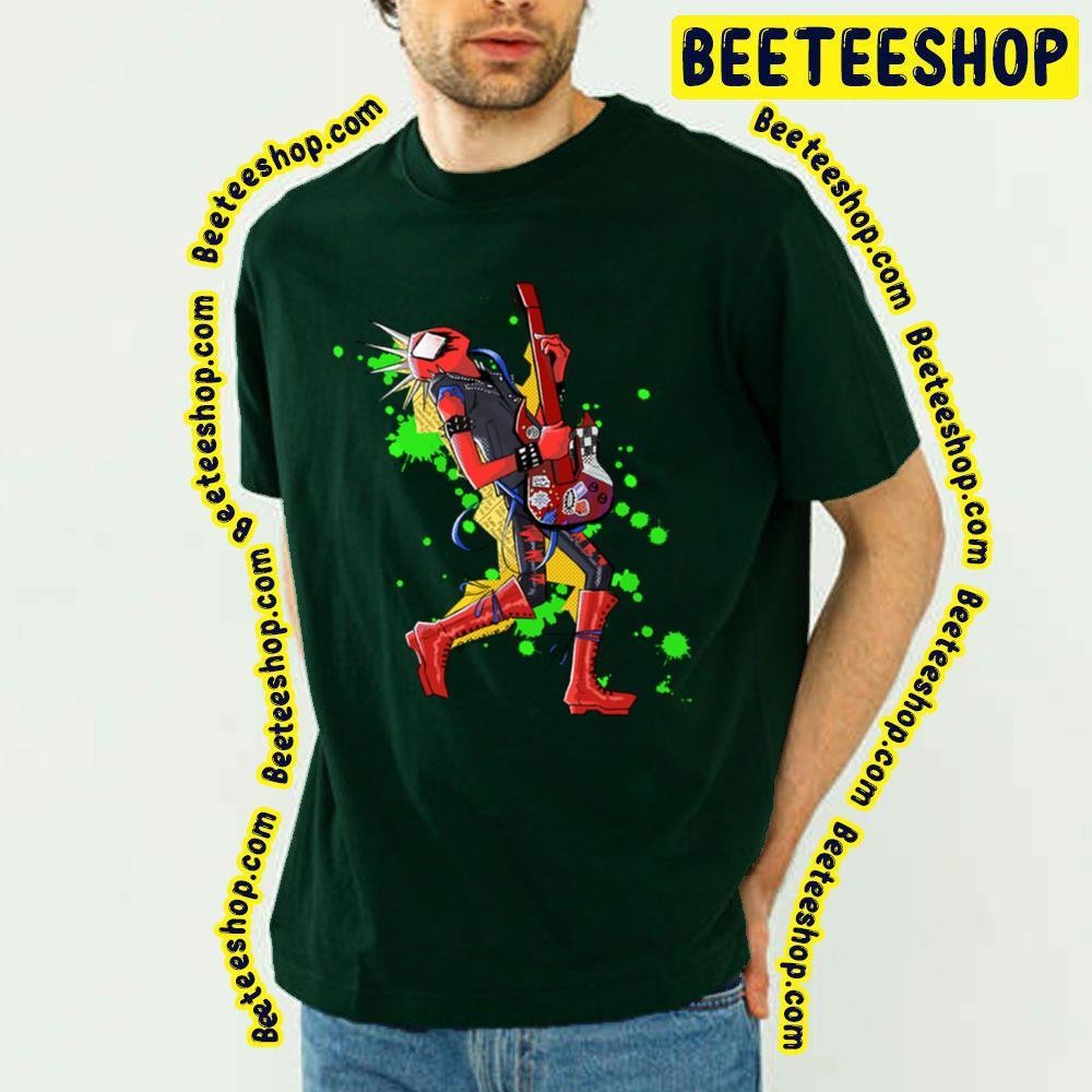 Spider Punk Music Rock Spiderverse Movie Beeteeshop Trending Unisex T-Shirt