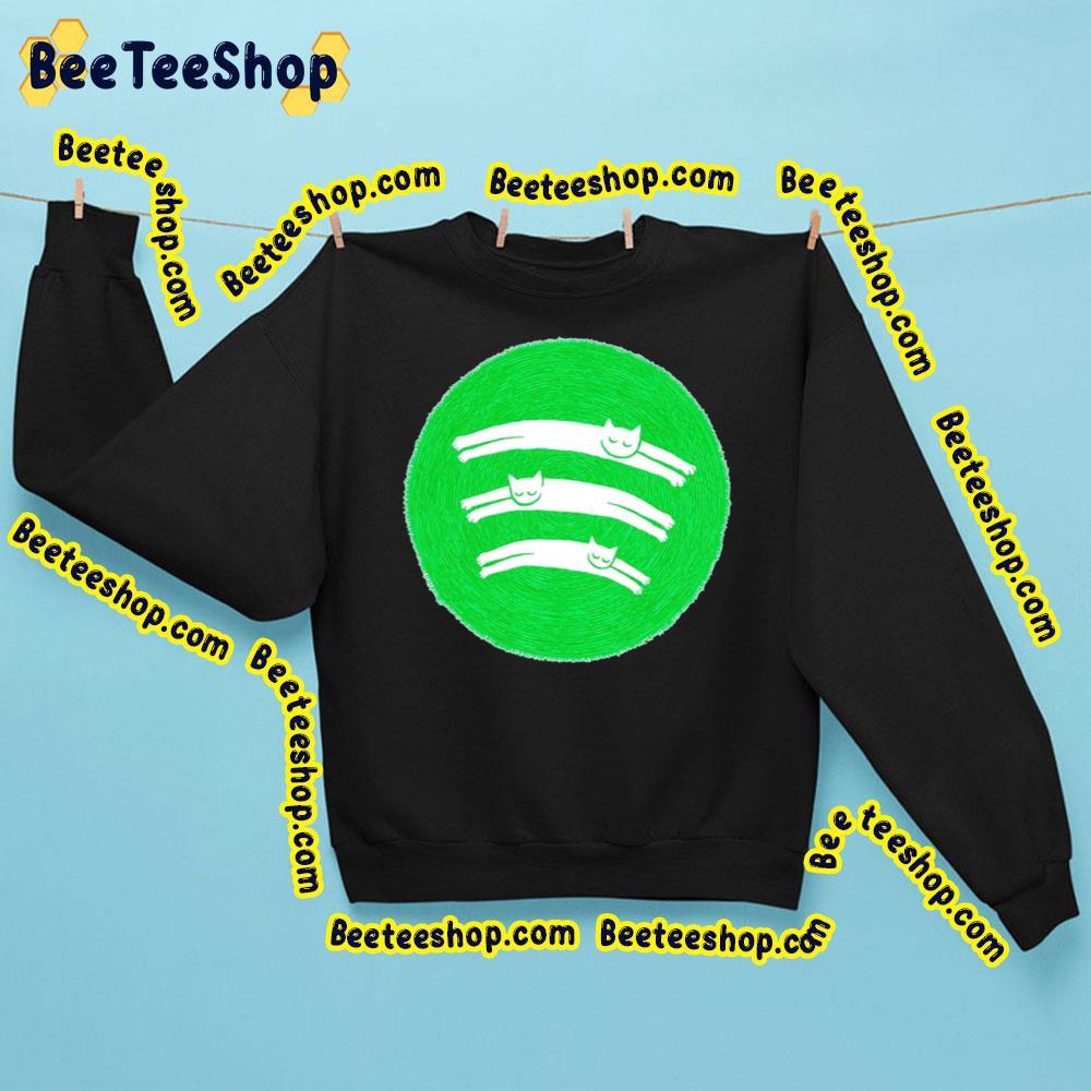 Spotimeow Spotify Cat Funny Beeteeshop Trending Unisex T-Shirt