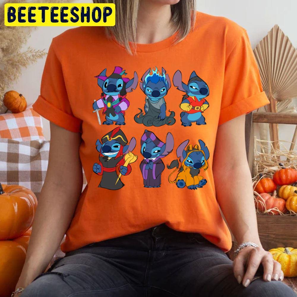 Stitch Dressed Up As A Cartoon Character Halloween Beeteeshop Trending Unisex T-Shirt