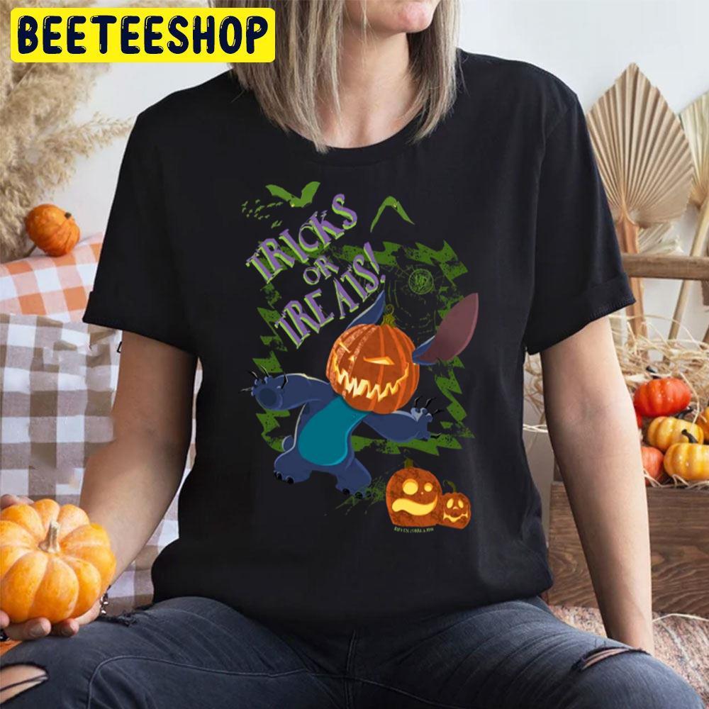 Stitch Halloween Fun Stuff Tricks Or Trear Beeteeshop Trending Unisex T-Shirt