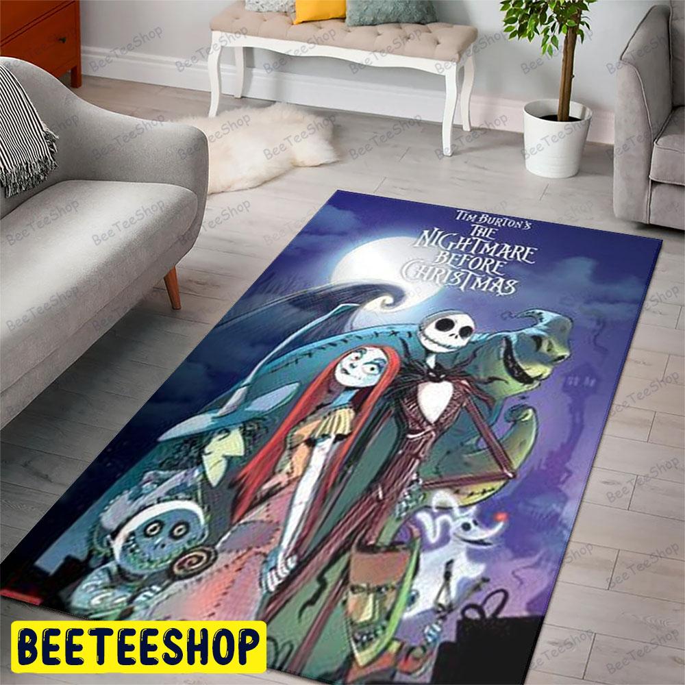 Story Movie The Nightmare Before Christmas Halloween Beeteeshop Rug Rectangle