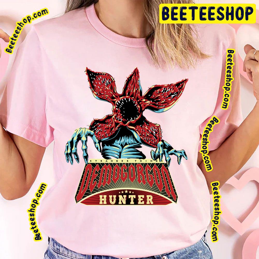 Stranger Things Demogorgon Hunter Retro Trending Unisex T-Shirt