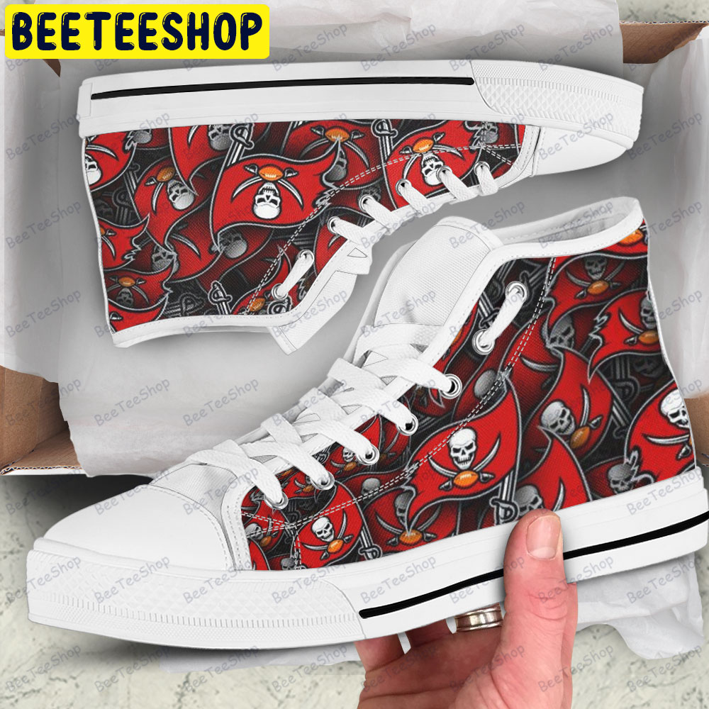 Tampa Bay Buccaneers 22 American Sports Teams Adults High Top Canvas Shoes