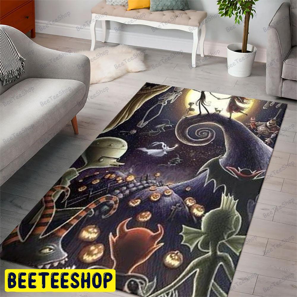 Team Movie Style Dark Night The Nightmare Before Christmas Halloween Beeteeshop Rug Rectangle