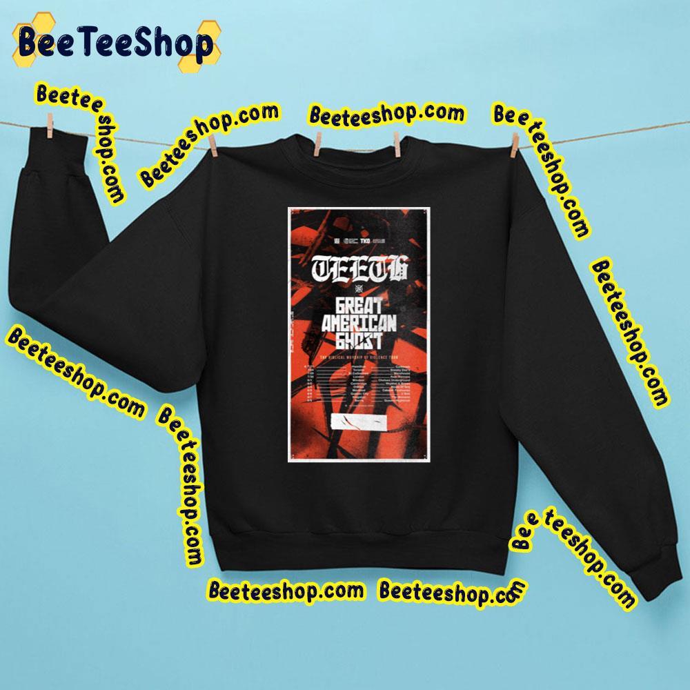 Teeth Great American Ghost Tour 2023 Beeteeshop Trending Unisex Sweatshirt